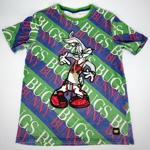 Warner Bros. Bugs Bunny Kids Tee - Blue, Green, Red